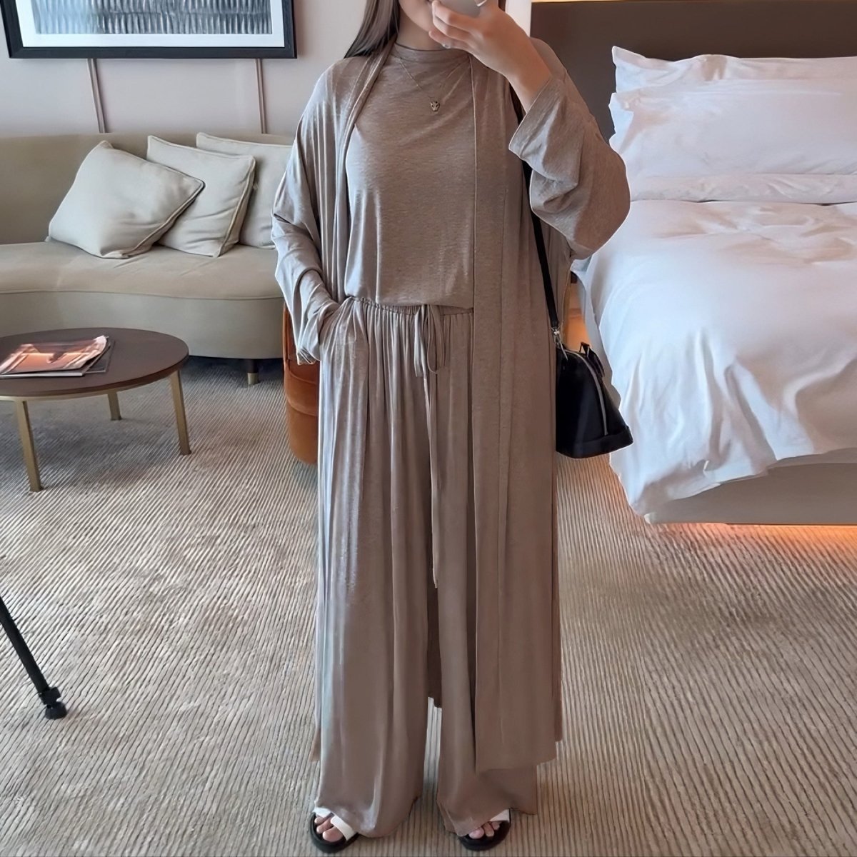 3-Piece Modal Loungewear Set(MS410)