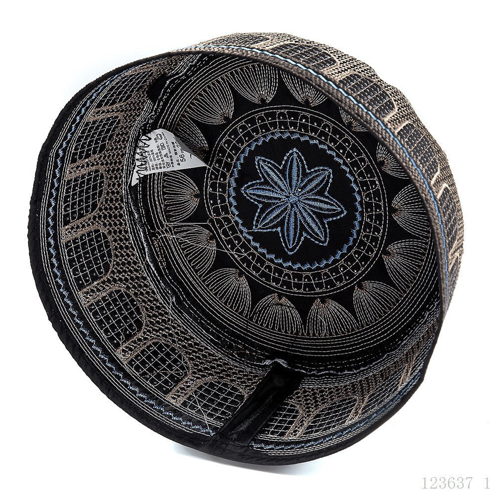Embroidered Kufi Prayer Cap(MR088)