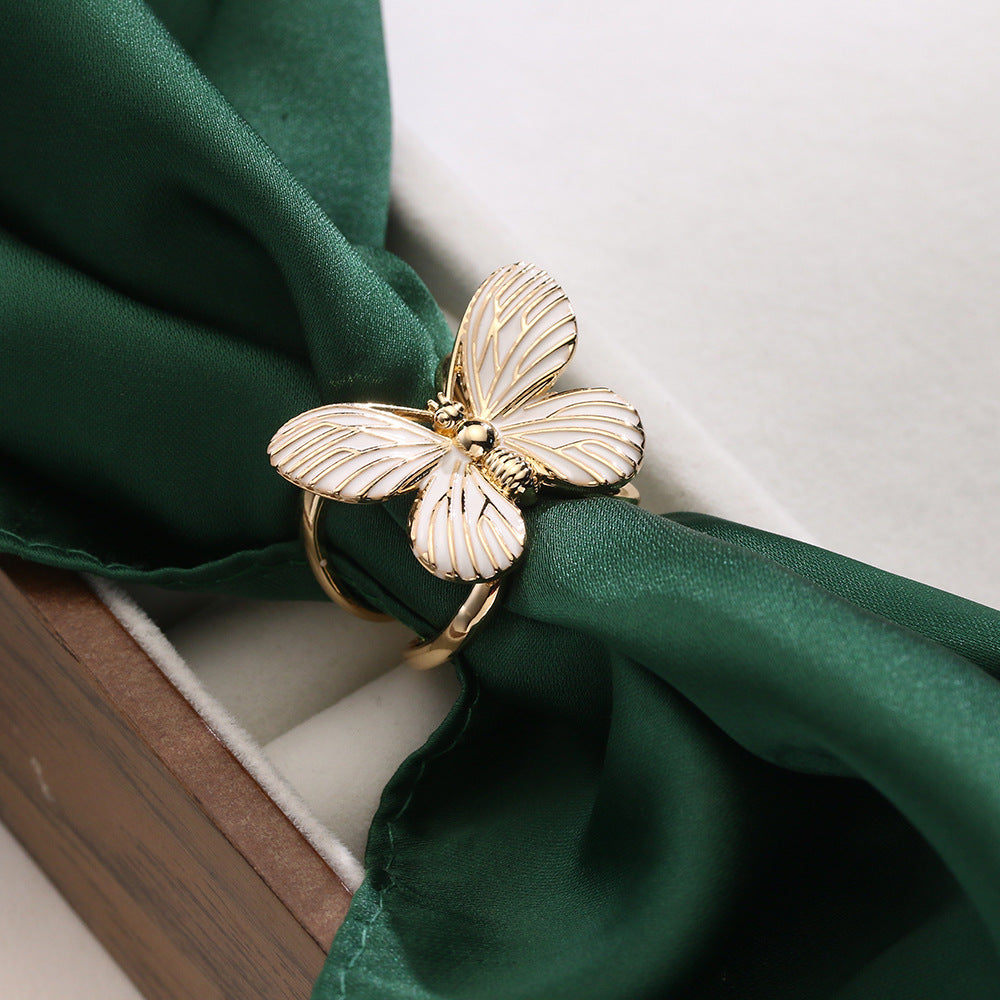 Papillon Elegance Secure Hijab & Scarf Ring Hijab Decoration (MAC341)