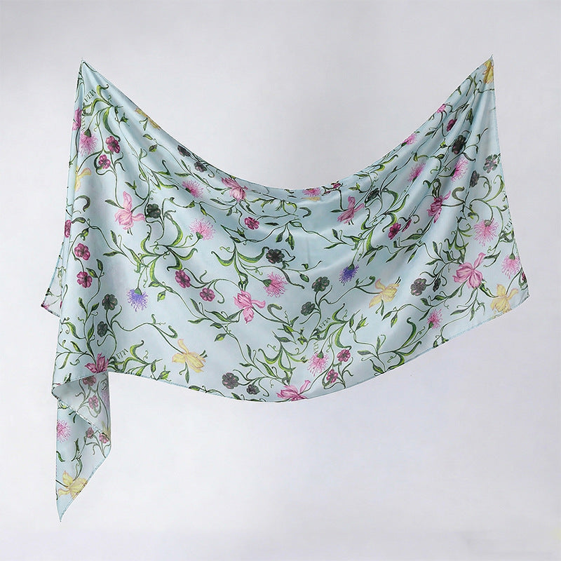 Watercolour Print Hijab Shawl(MH229)