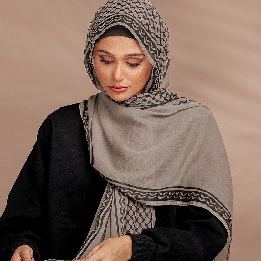 Artisan-Dyed Printed Versatile Hijab (MH169)