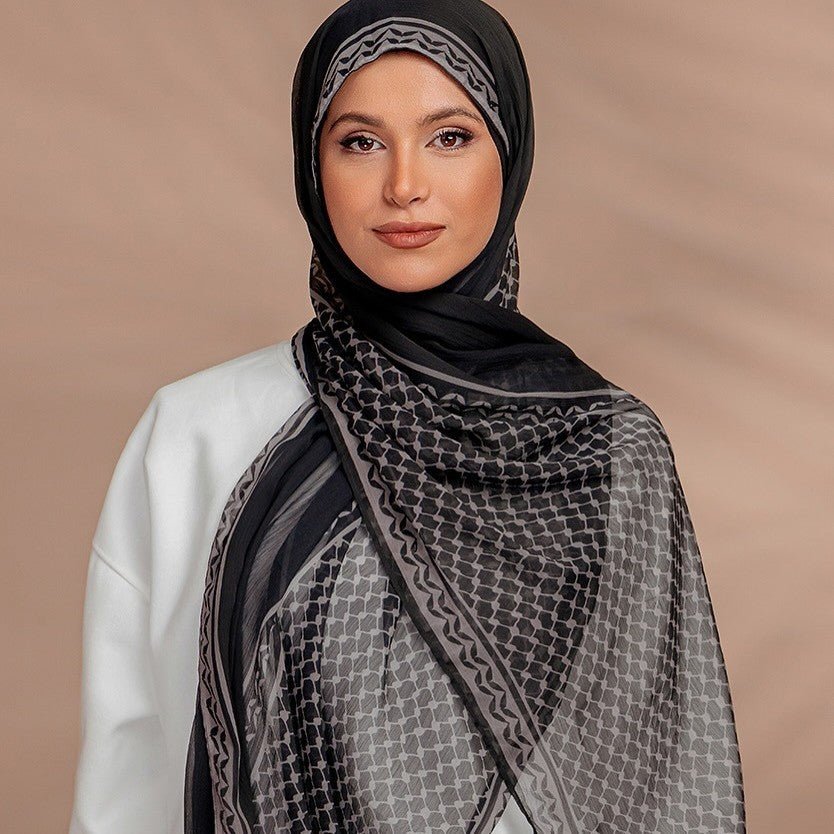 Artisan-Dyed Printed Versatile Hijab (MH169)