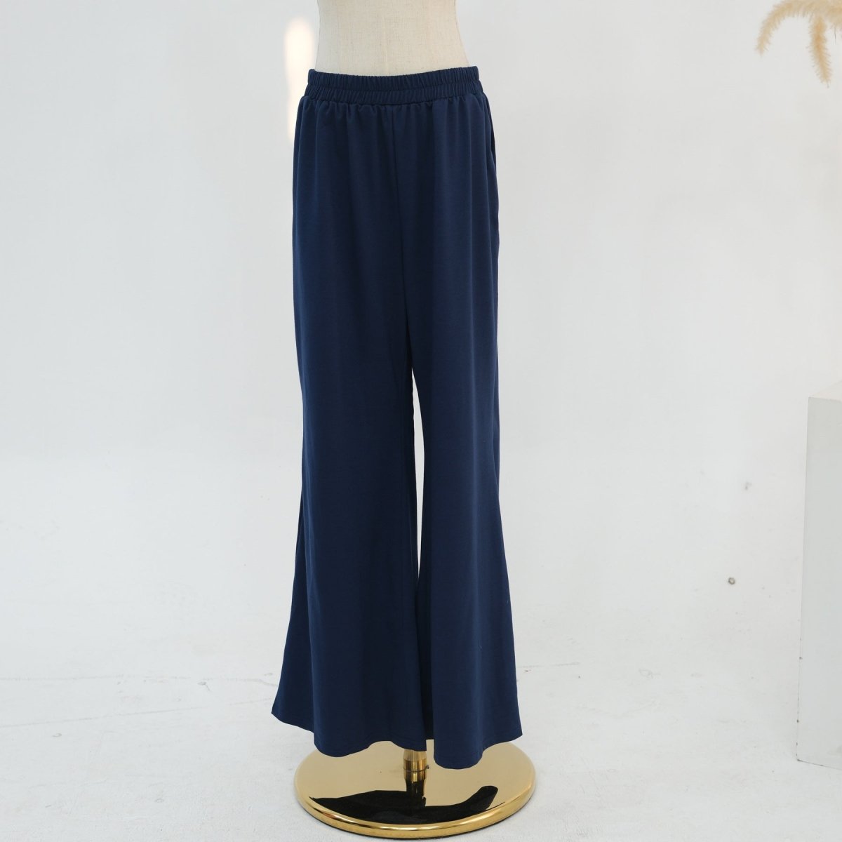 Cotton Two-Piece Set | Belted Tunic Top & Pants(MS279)