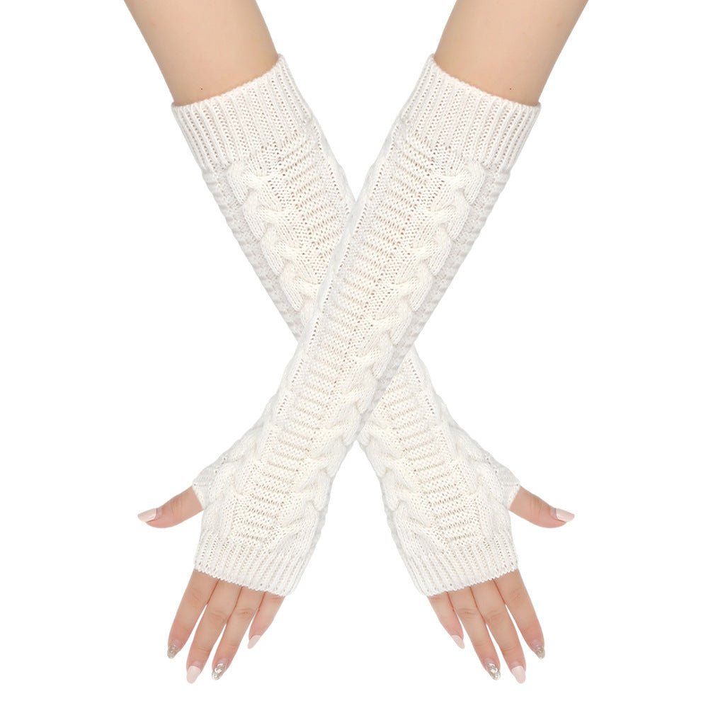 Cozy Warm Cable-Knit Arm Sleeve Covers (MAC310)