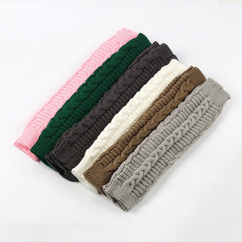Cozy Warm Cable-Knit Arm Sleeve Covers (MAC310)