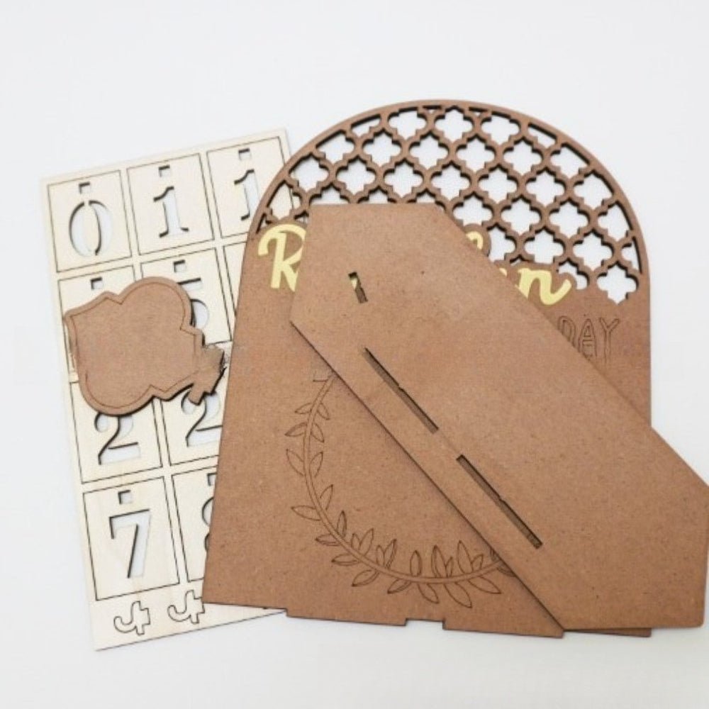 DIY Wooden Star & Moon Countdown Calendar (MAC337)