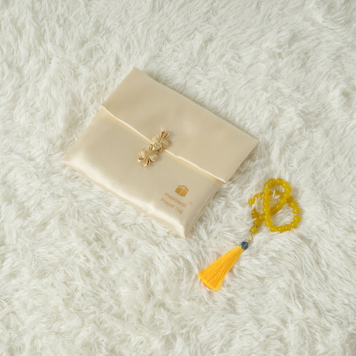 Eco-Friendly elegant Prayer Mat & Tasbeeh sets(MR066)