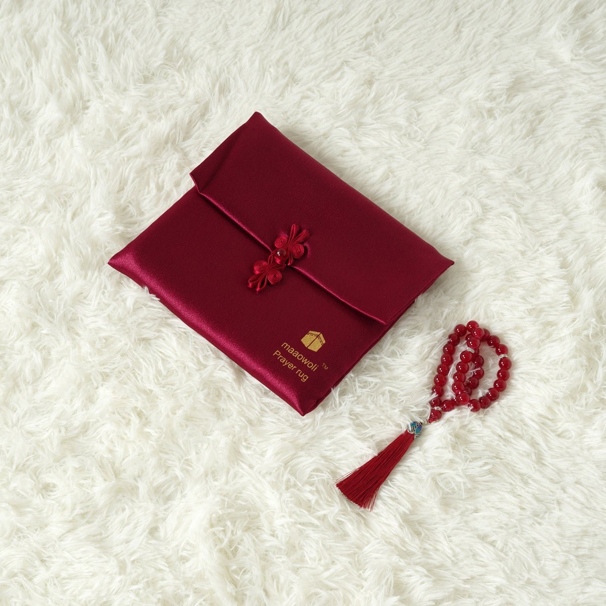 Eco-Friendly elegant Prayer Mat & Tasbeeh sets(MR066)