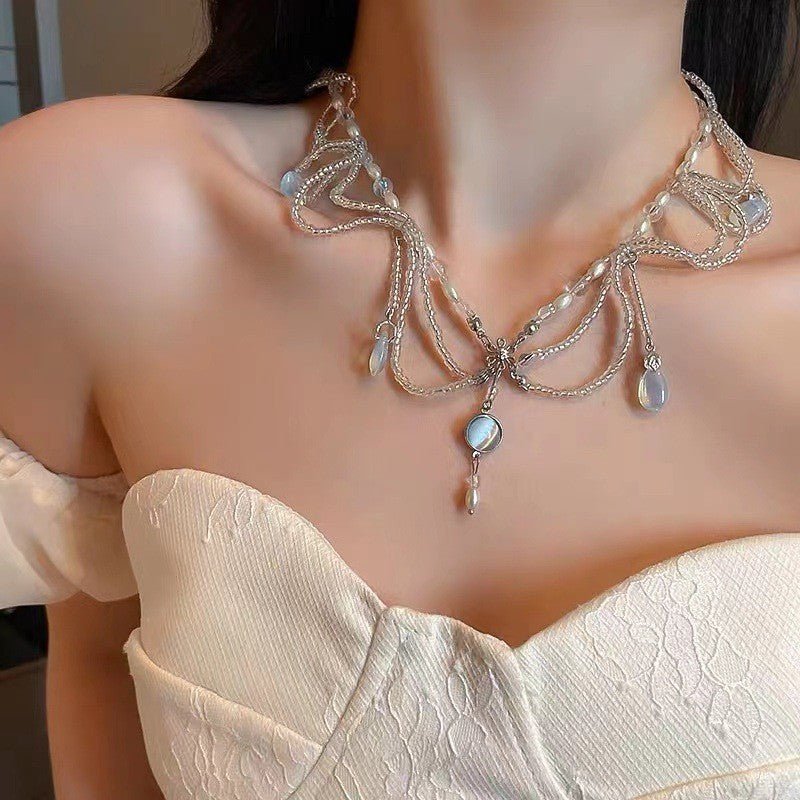 Elegance Crystal Teardrop Hair Jewelry Forehead Accent (MAC335)
