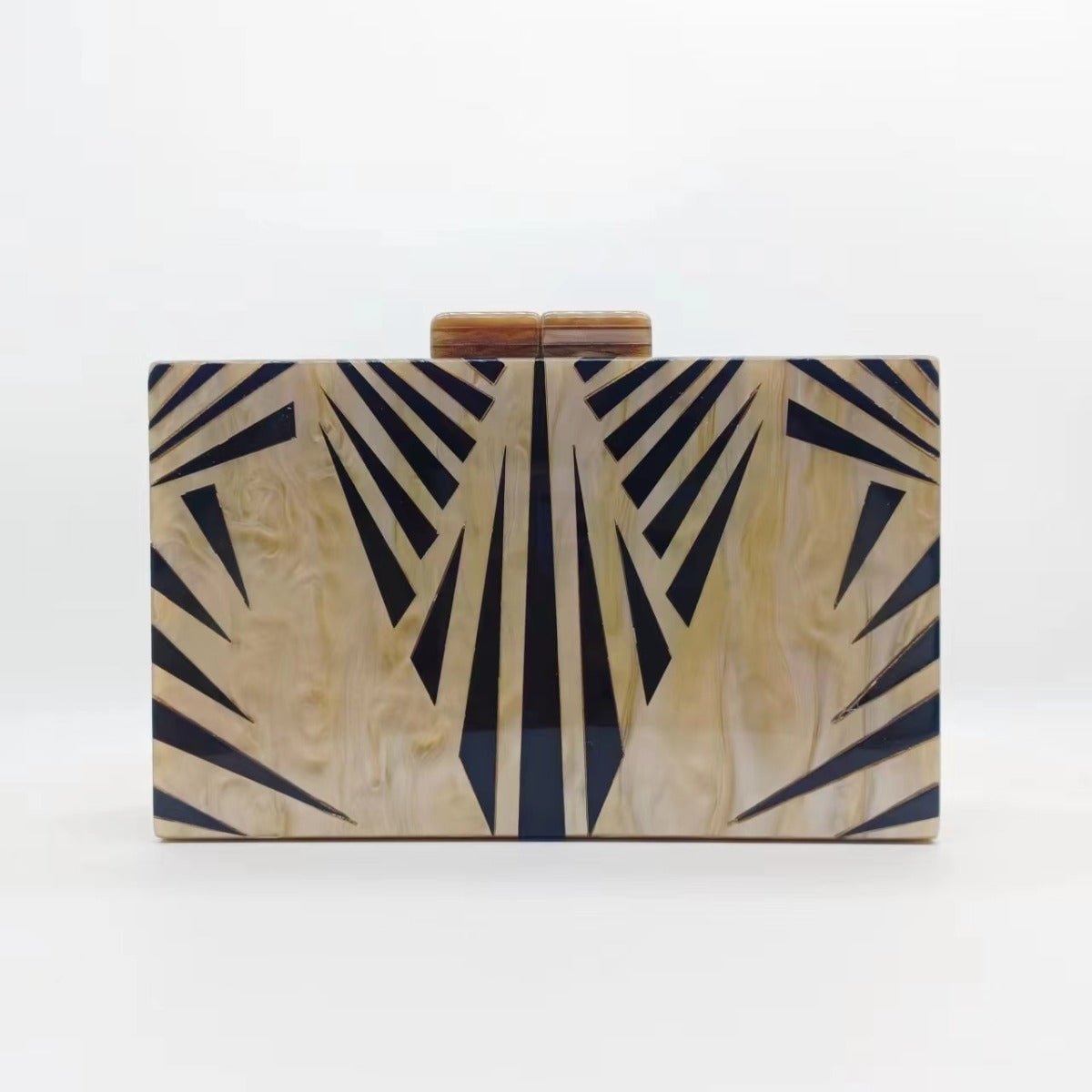 etro Zebra Pattern Dinner Bag Acrylic Shoulder Chain Clutch for Women(MAC255)