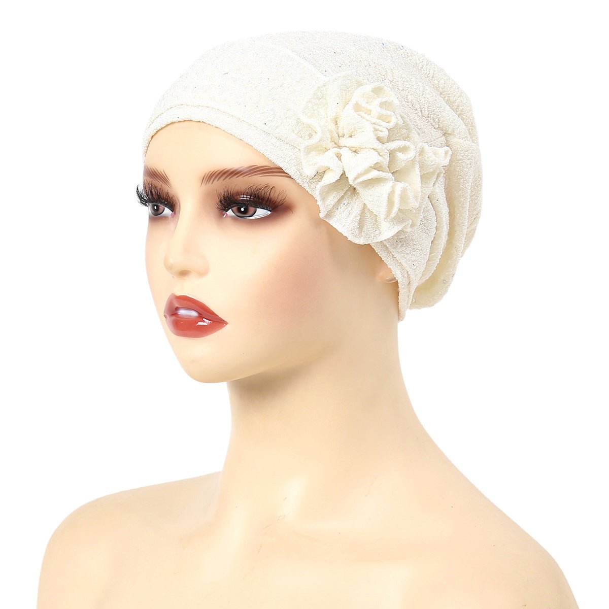 Fashion Women Solid Rose Flower Stretch Underscarf(MH112)