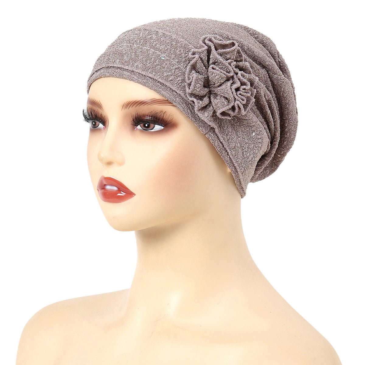 Fashion Women Solid Rose Flower Stretch Underscarf(MH112)