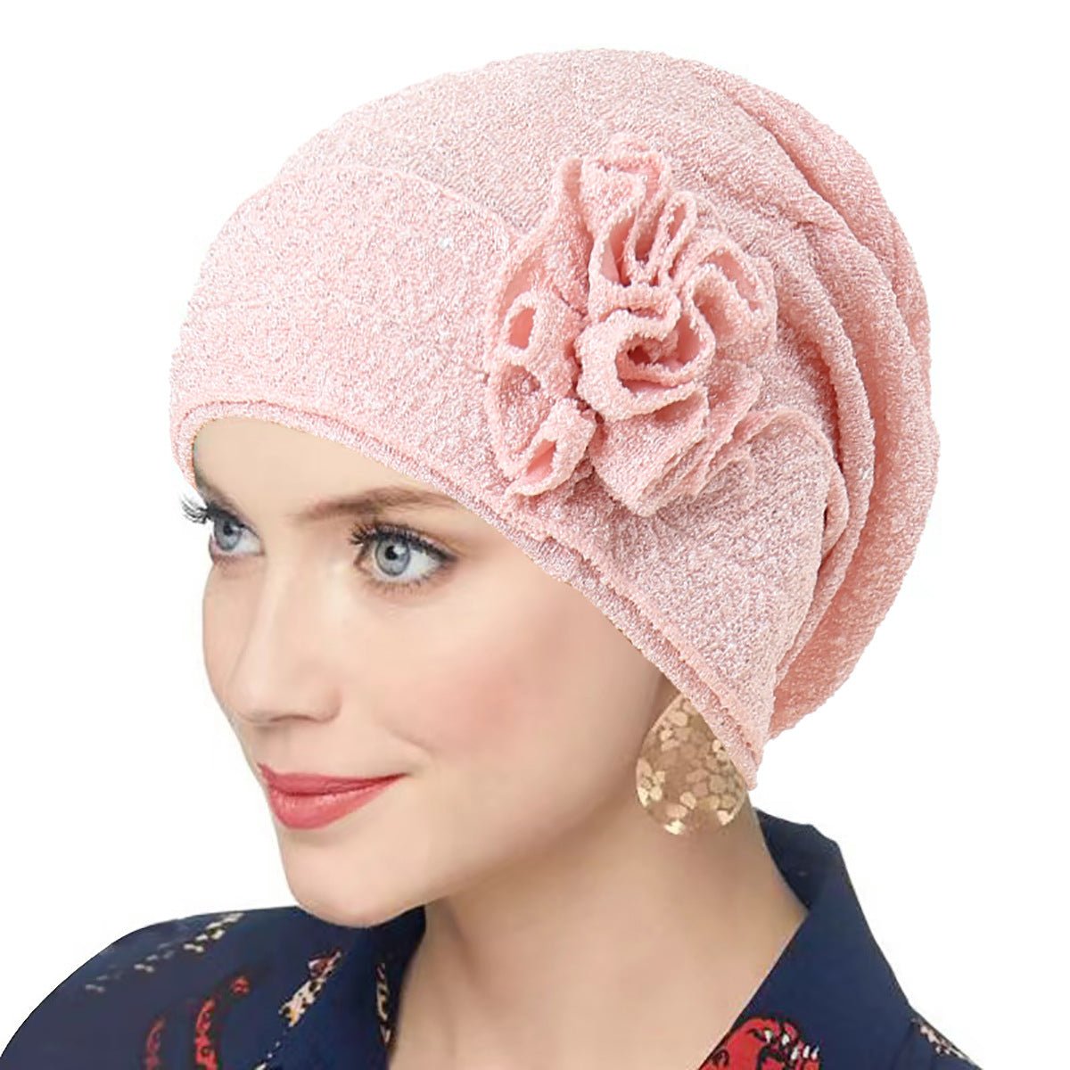 Fashion Women Solid Rose Flower Stretch Underscarf(MH112)