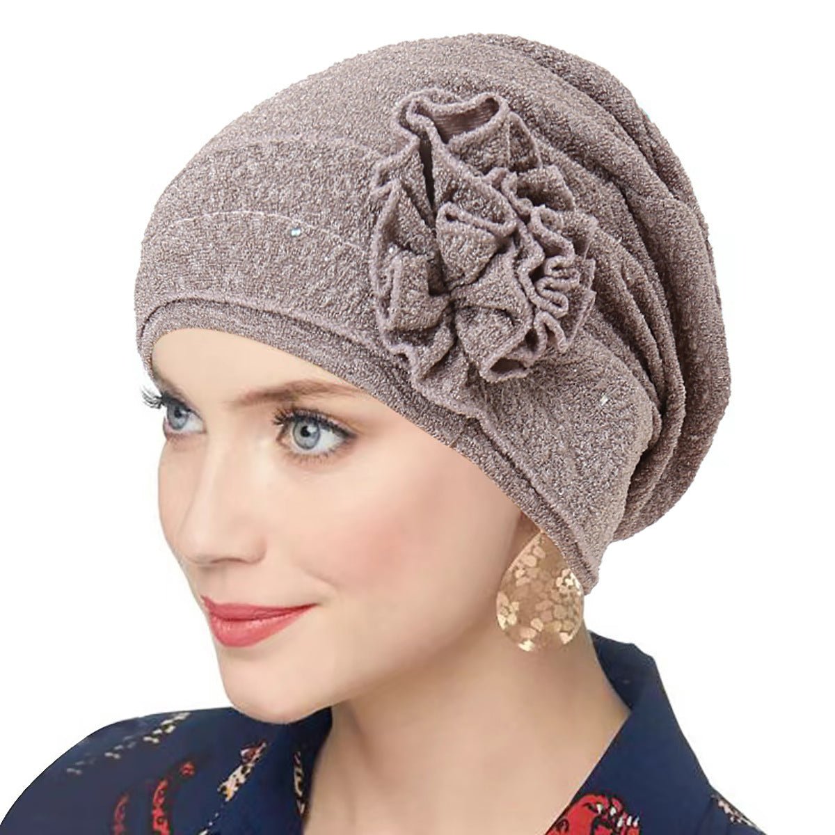 Fashion Women Solid Rose Flower Stretch Underscarf(MH112)