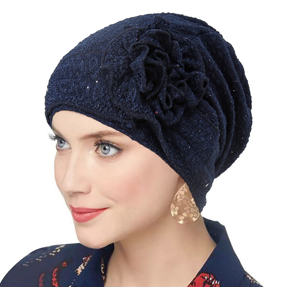 Fashion Women Solid Rose Flower Stretch Underscarf(MH112)