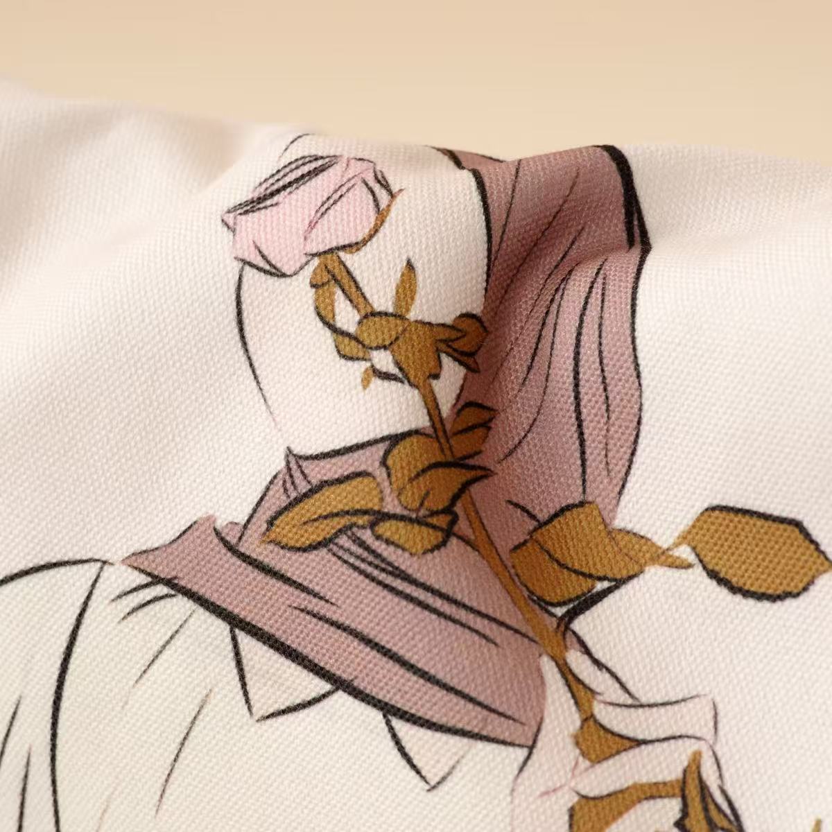 Hijabi Illustrated Canvas Tote Bag – Mariam’s Collection(MAC235)