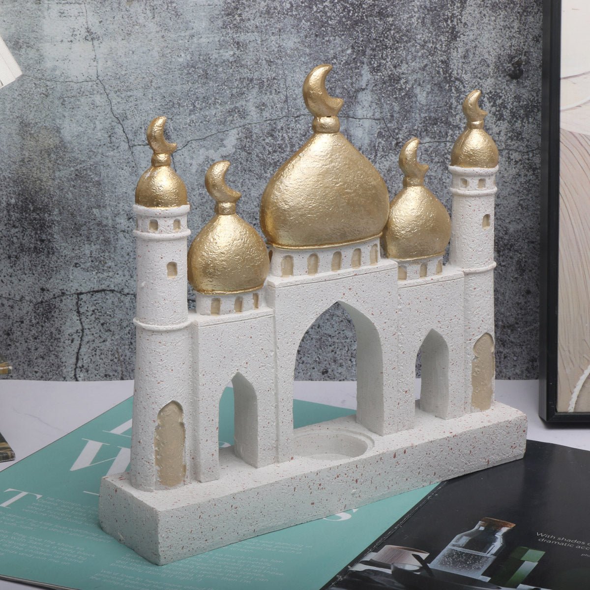 Islamic Mosque Resin Decorative Ornament (MAC396)