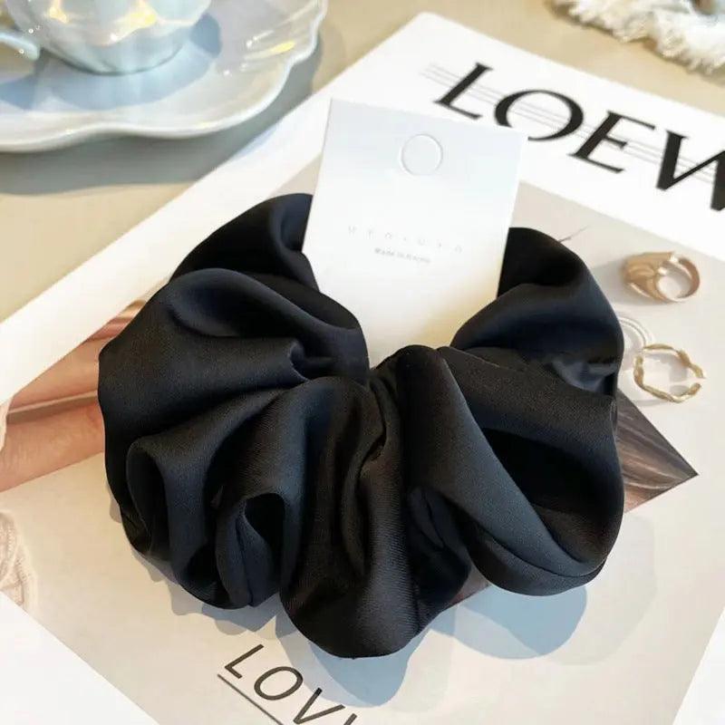 MAC011 hijab scrunchies,satin hair accessories