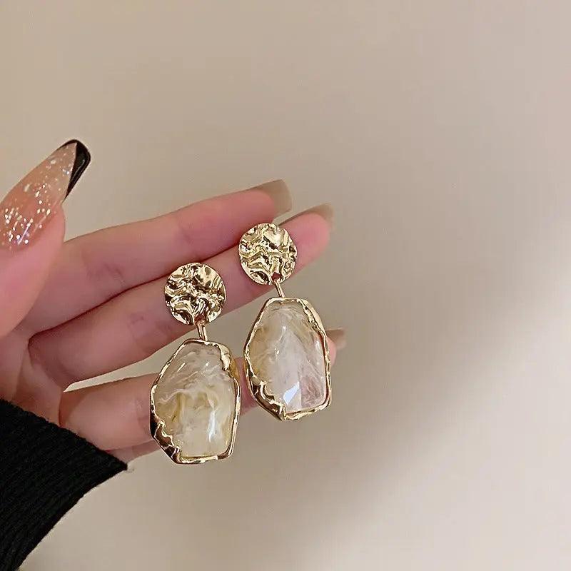 MAC065 Needle Pendant Vintage Geometry Acrylic Earrings