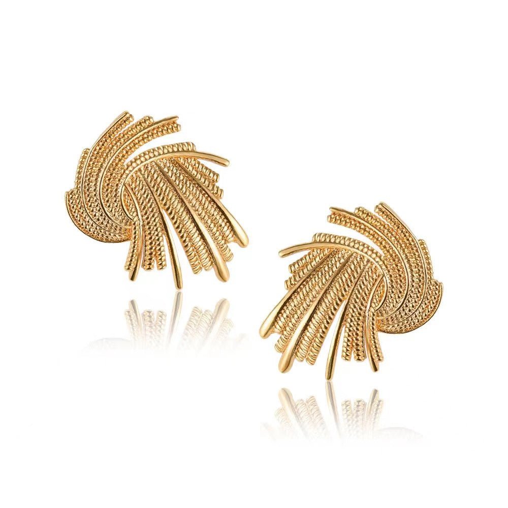 MAC171 High-end And Unique Geometric Metal Earrings