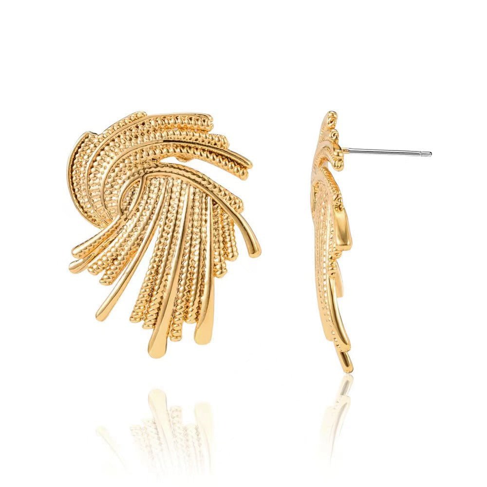 MAC171 High-end And Unique Geometric Metal Earrings