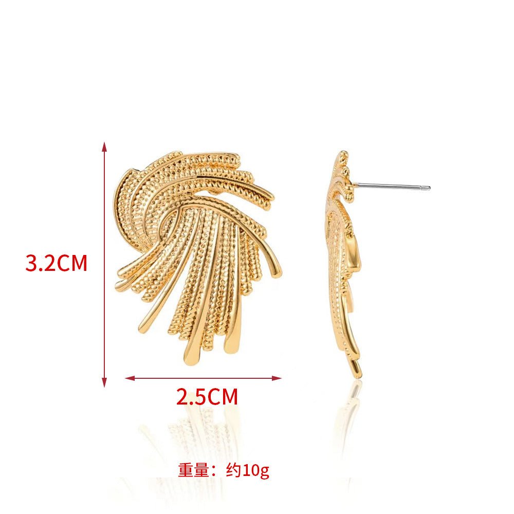 MAC171 High-end And Unique Geometric Metal Earrings