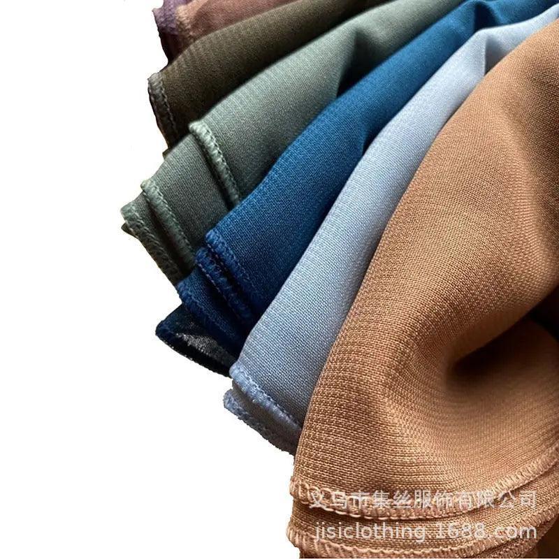 Composite Silk Chiffon Scarf Classics Hijab (MH021)