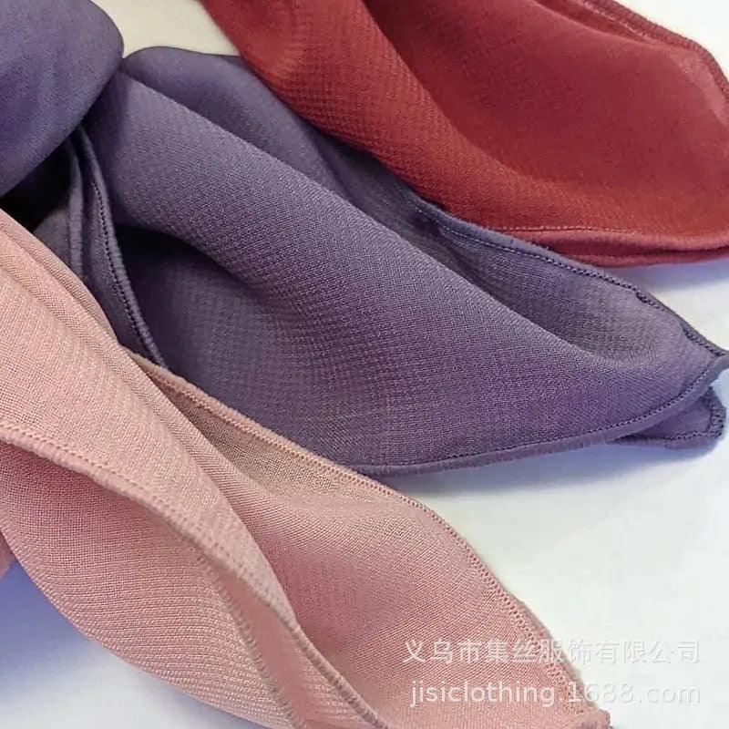 Composite Silk Chiffon Scarf Classics Hijab (MH021)