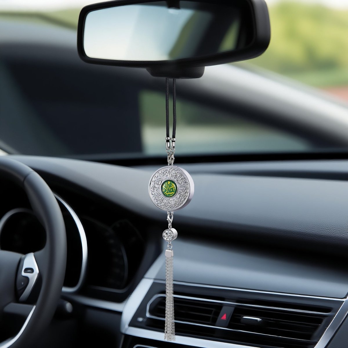 Islamic Hanging Car Accessory Made From Alloy | Quranic Ayat Car Hanging Ornament(MAC238)