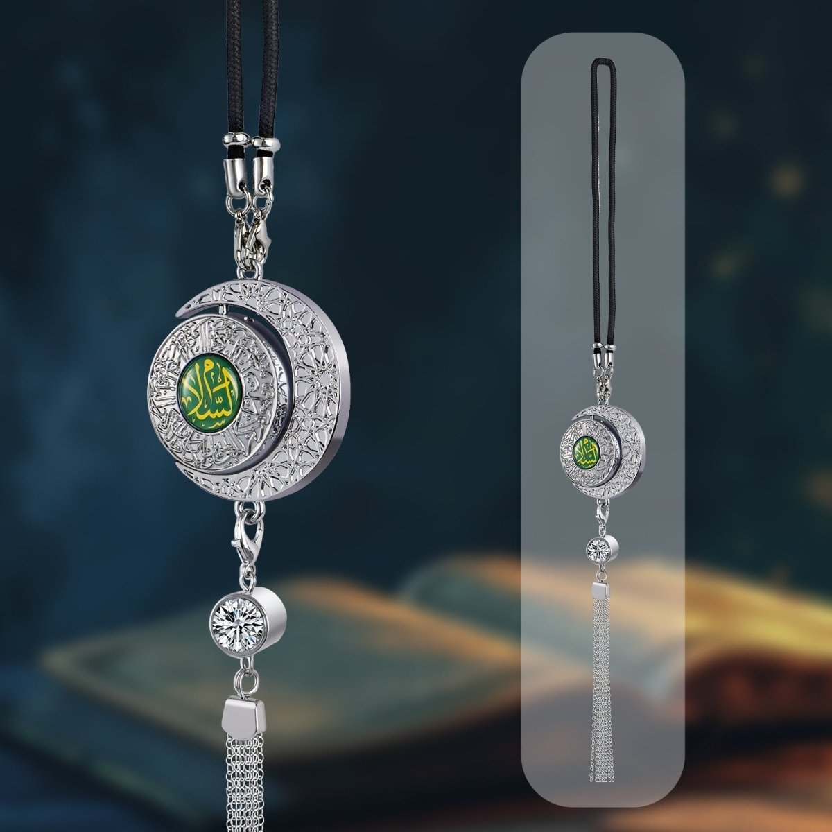 Islamic Hanging Car Accessory Made From Alloy | Quranic Ayat Car Hanging Ornament(MAC238)