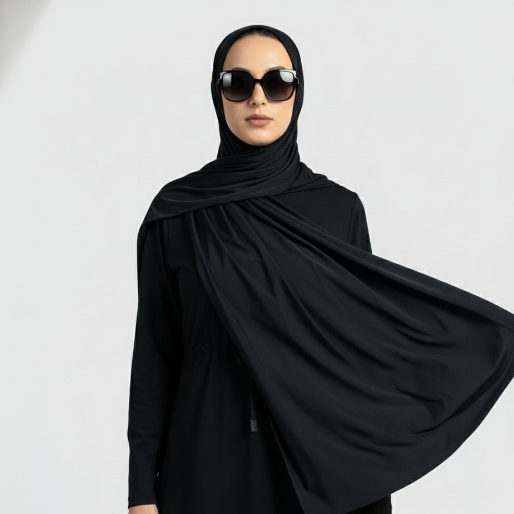 Premium Cooling Non-Slip Hijab | Breathable Sports Hijab (MH196)
