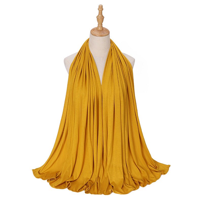 Premium Boho Style Large Mercerized Cotton Hijab (MH114)