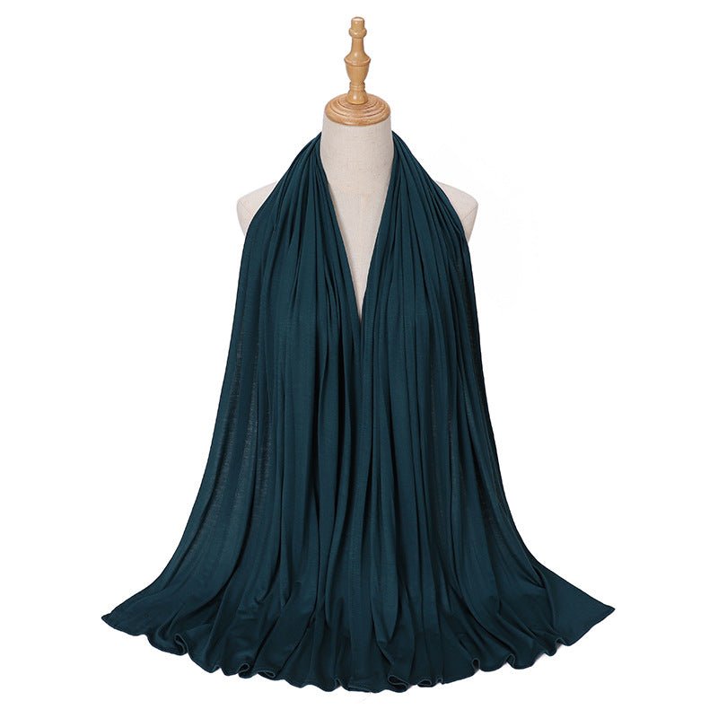 Premium Boho Style Large Mercerized Cotton Hijab (MH114)