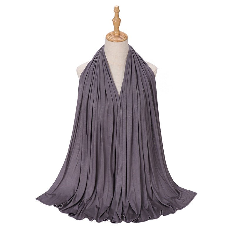 Premium Boho Style Large Mercerized Cotton Hijab (MH114)