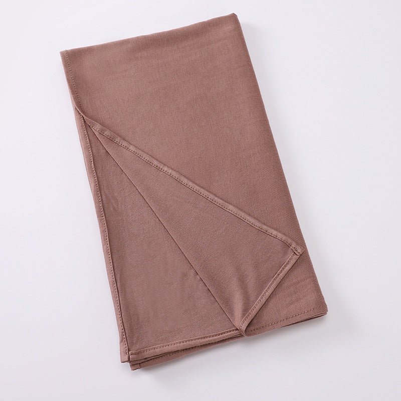 Premium Boho Style Large Mercerized Cotton Hijab (MH114)