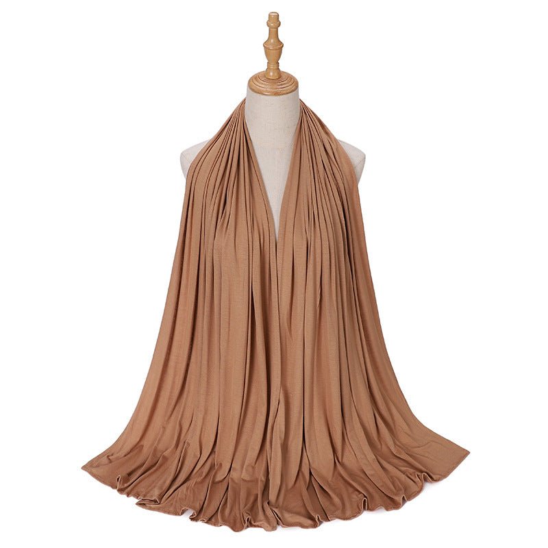 Premium Boho Style Large Mercerized Cotton Hijab (MH114)