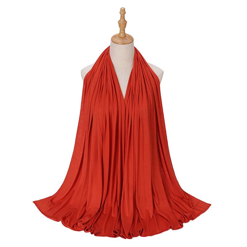 Premium Boho Style Large Mercerized Cotton Hijab (MH114)