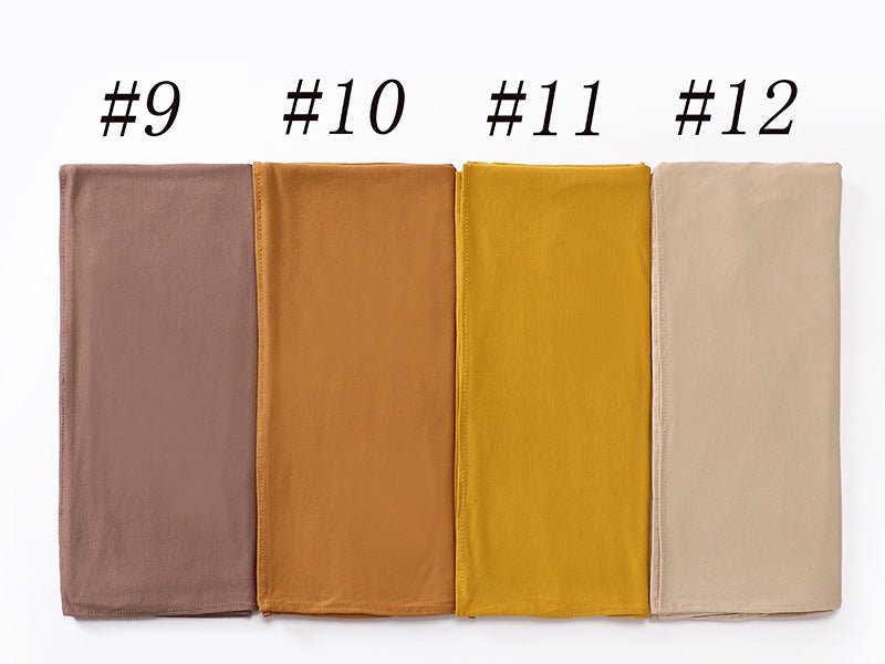Premium Boho Style Large Mercerized Cotton Hijab (MH114)