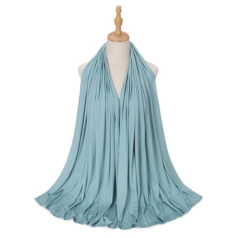 Premium Boho Style Large Mercerized Cotton Hijab (MH114)