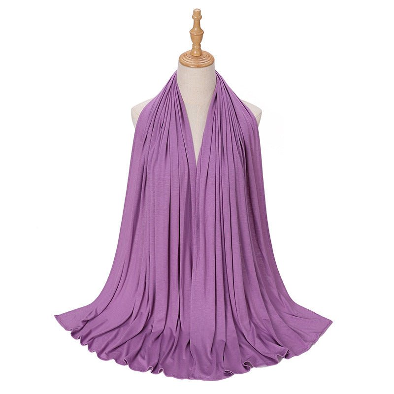 Premium Boho Style Large Mercerized Cotton Hijab (MH114)