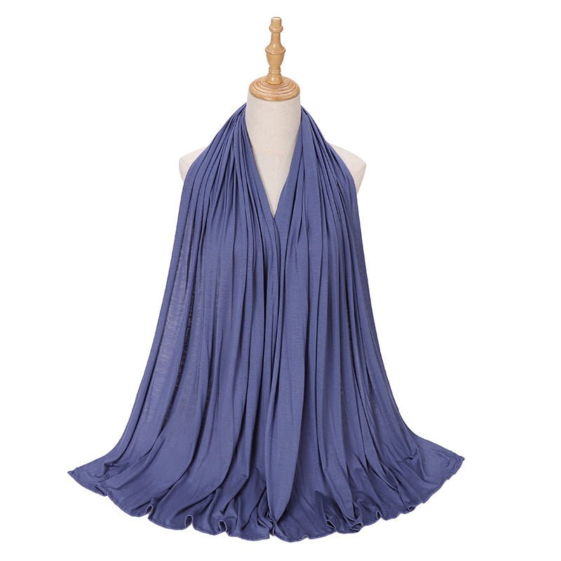 Premium Boho Style Large Mercerized Cotton Hijab (MH114)