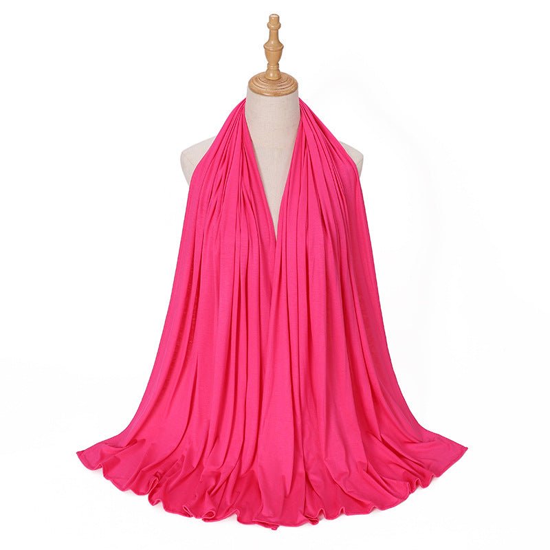 Premium Boho Style Large Mercerized Cotton Hijab (MH114)