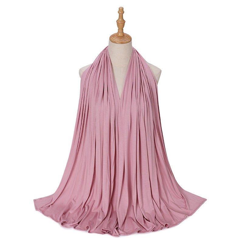 Premium Boho Style Large Mercerized Cotton Hijab (MH114)