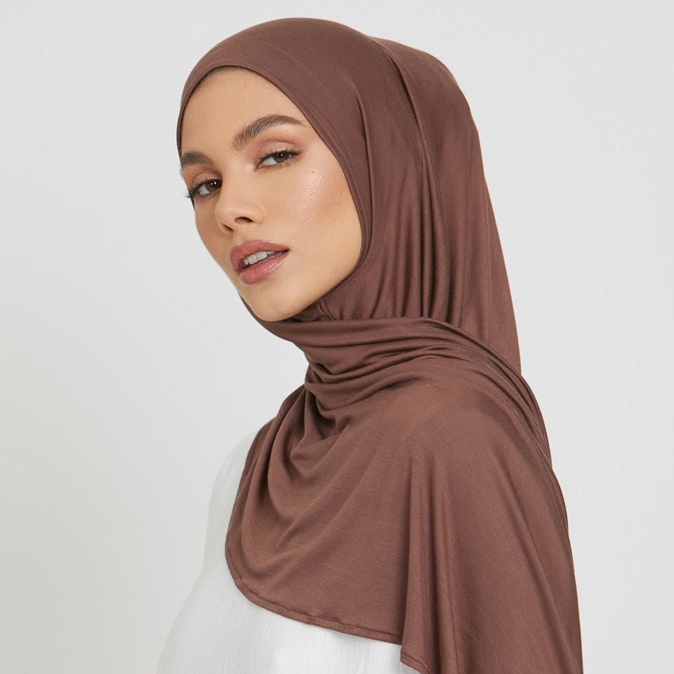 Premium Boho Style Large Mercerized Cotton Hijab (MH114)