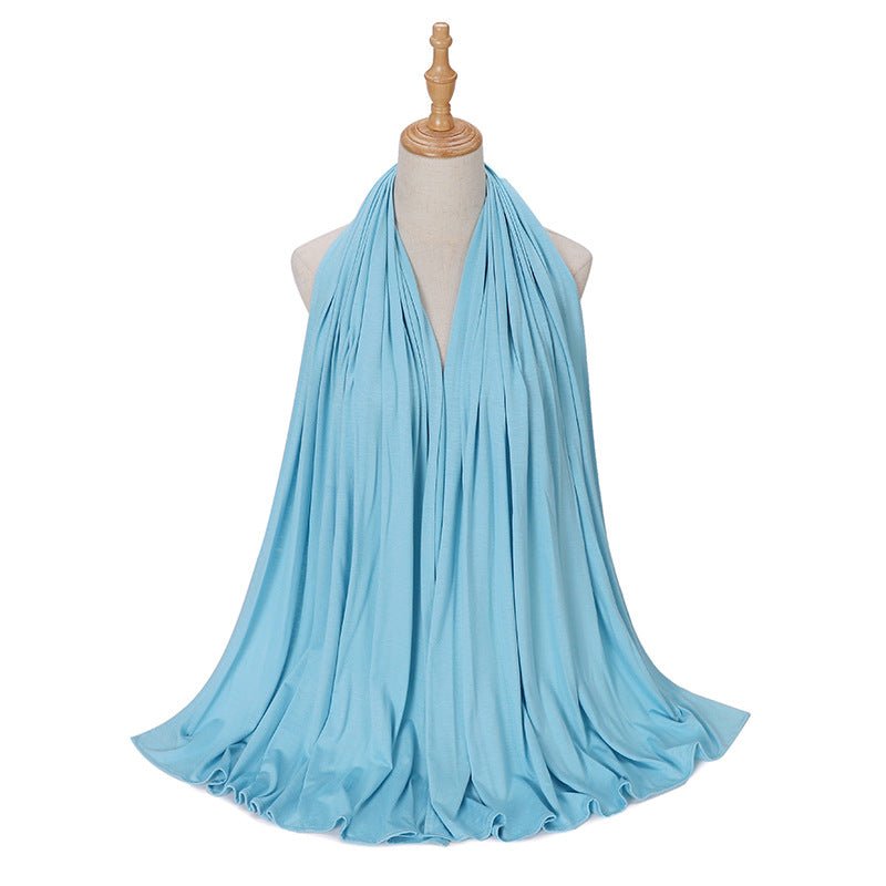 Premium Boho Style Large Mercerized Cotton Hijab (MH114)