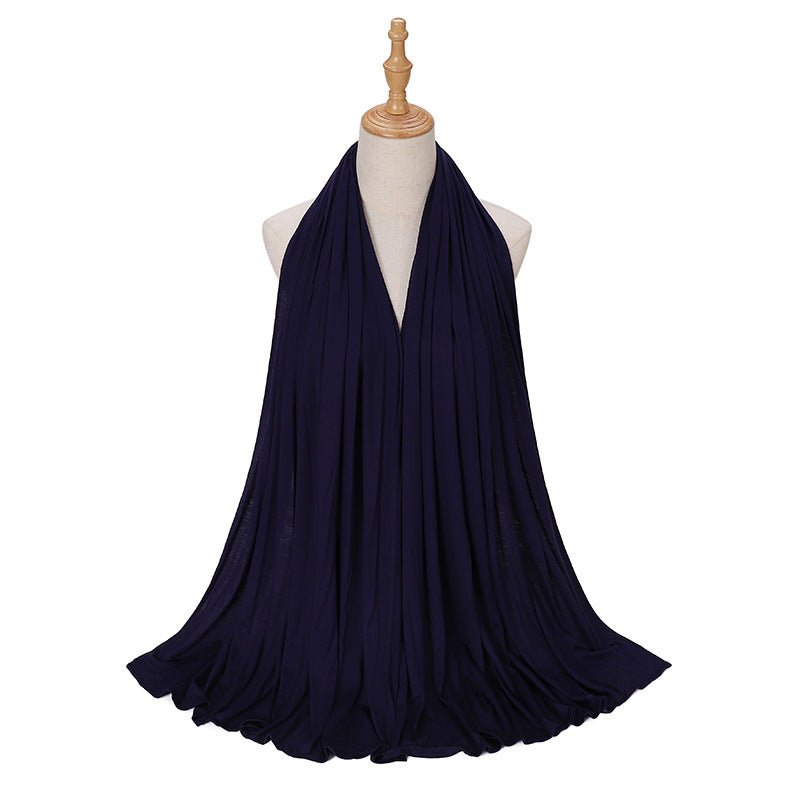 Premium Boho Style Large Mercerized Cotton Hijab (MH114)
