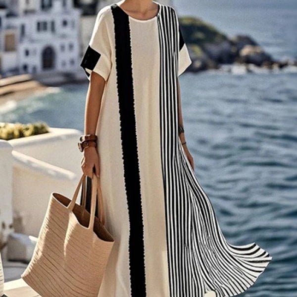 Printed Kaftan Maxi Dress(MS419)