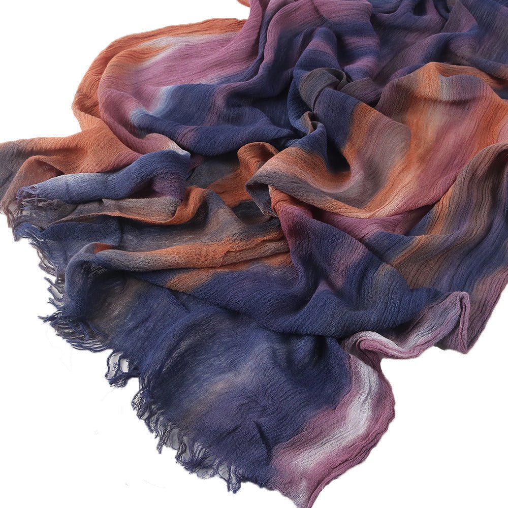 Rayon Gradient Tie-Dye Scarf | Rayon Gradient Hijab (MH216)