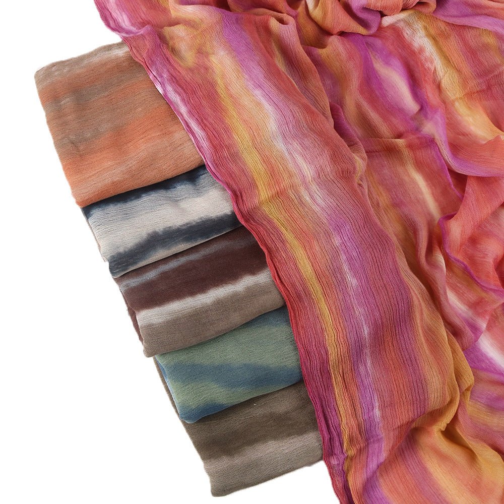 Rayon Gradient Tie-Dye Scarf | Rayon Gradient Hijab (MH216)