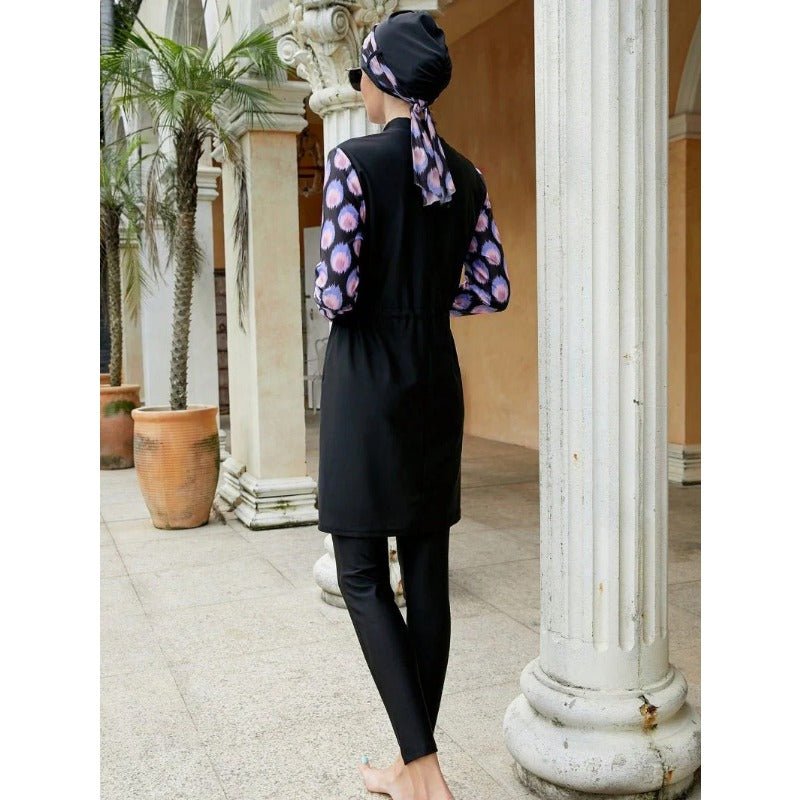 Islamic Swimwear Hijab | Muslim Women Swimwear Islamic Modest Swimsuit (MB017)